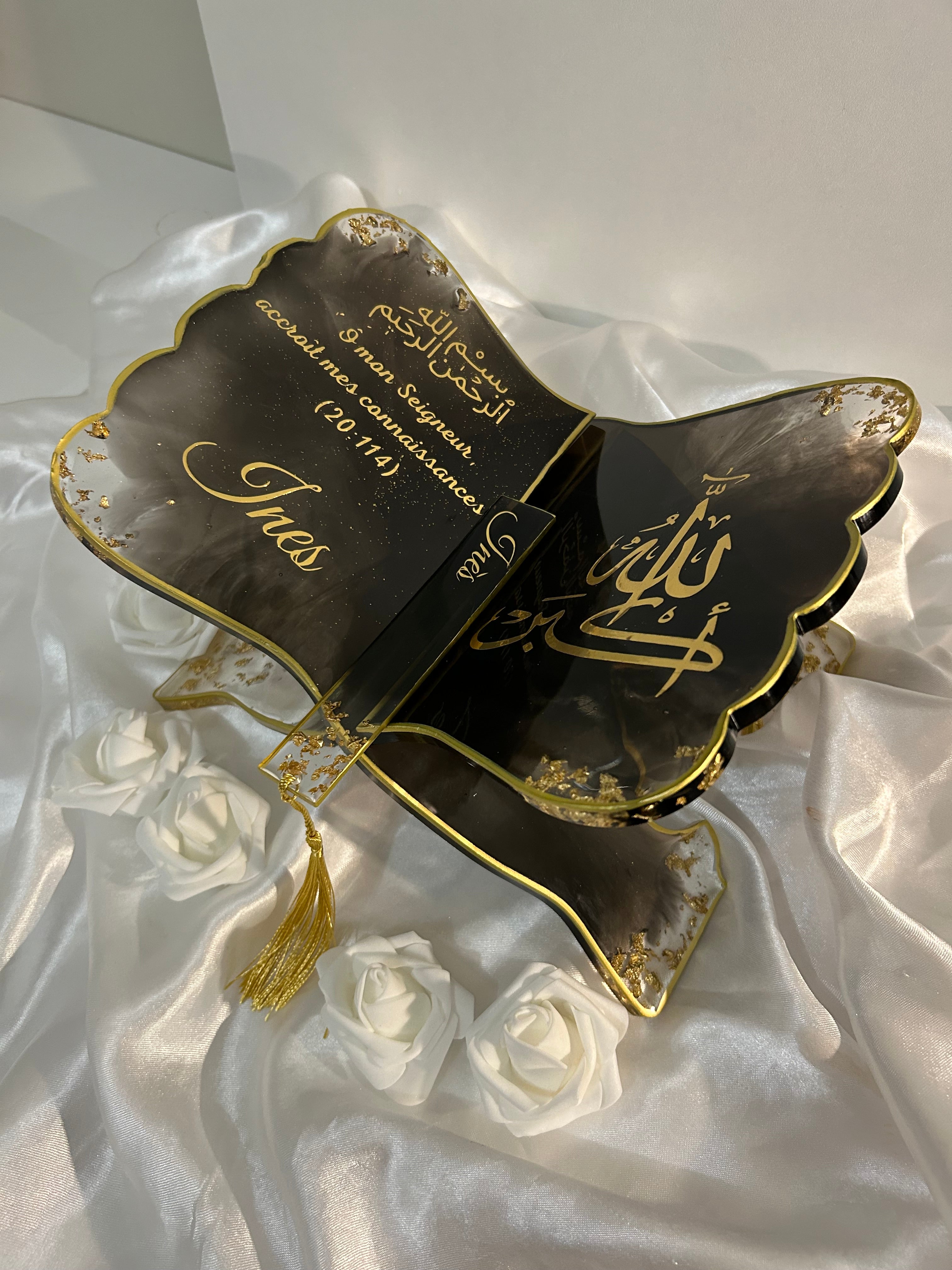 Le Support de Coran { Noir }