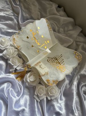 Le Support de Coran – { Blanc Nacré }