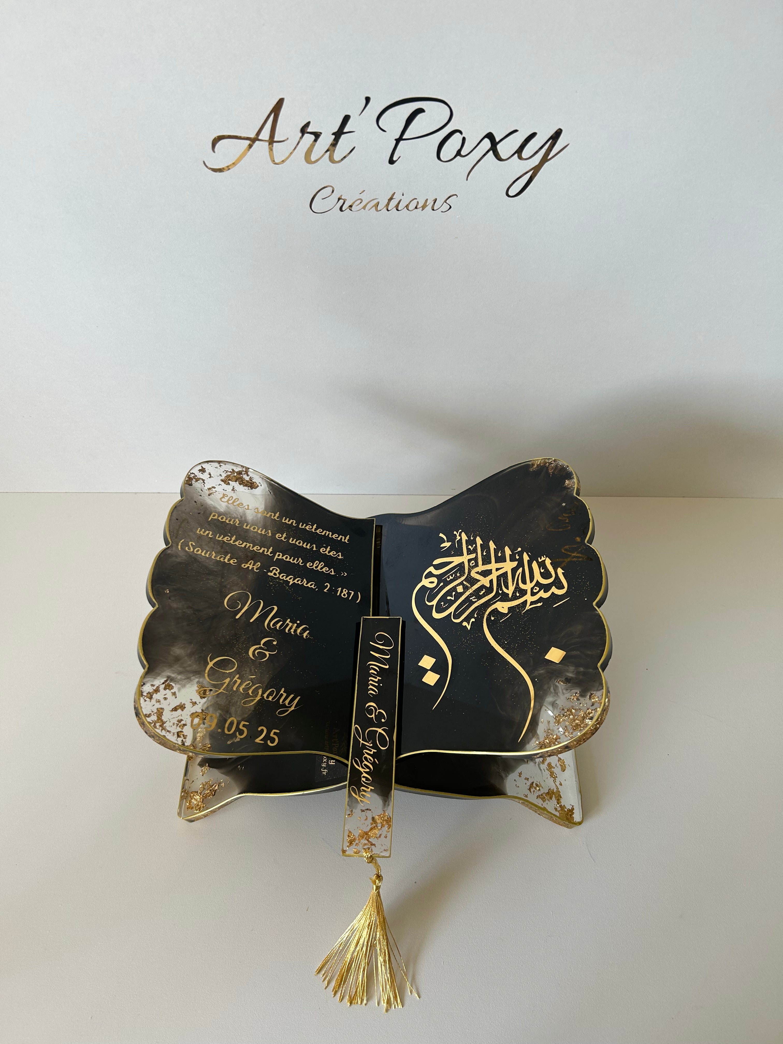 Le Support de Coran { Noir }