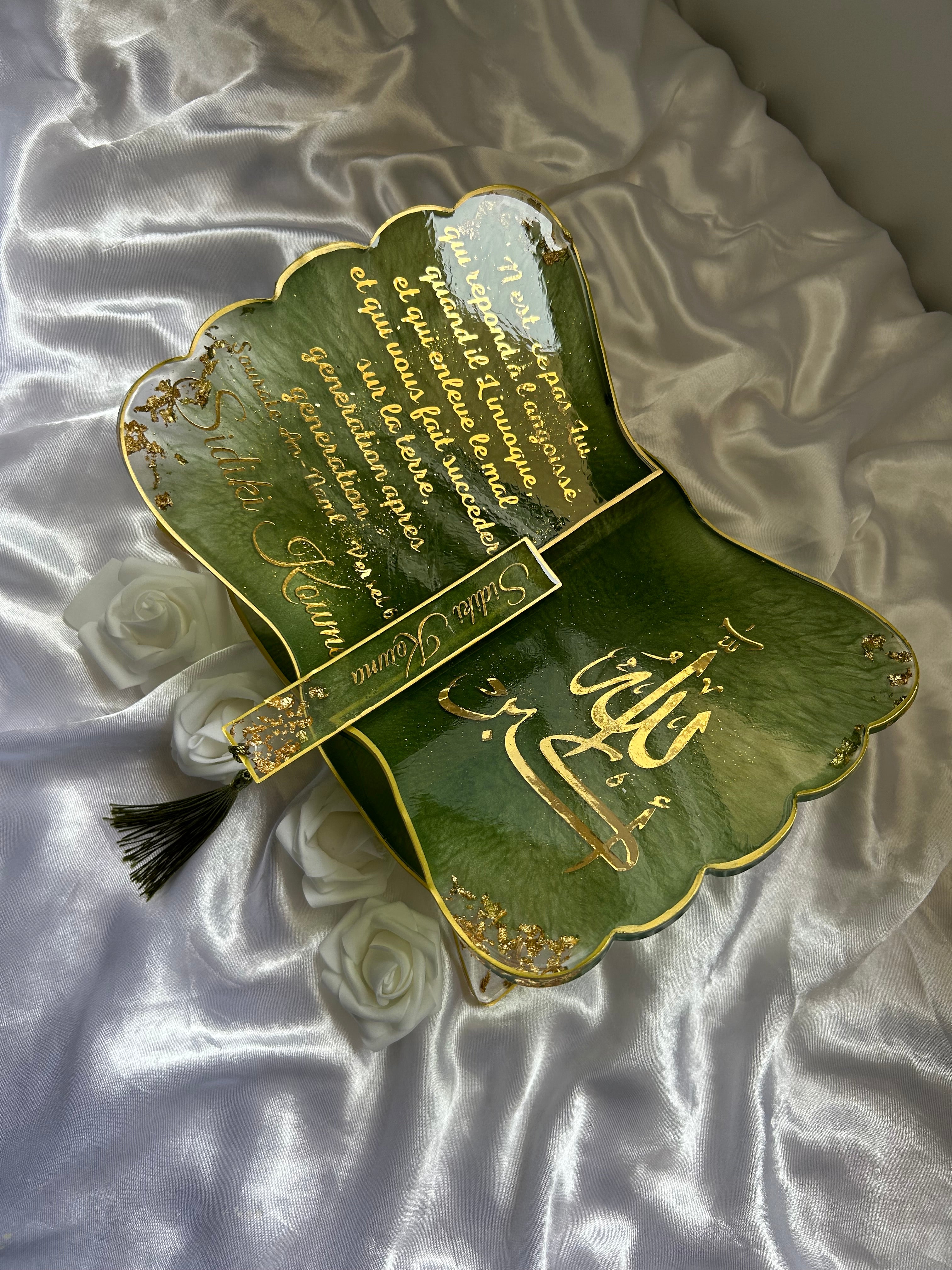 Le Support de Coran – { Vert kaki }