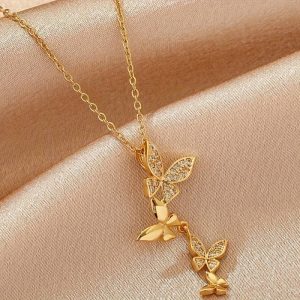 Collier Papillons