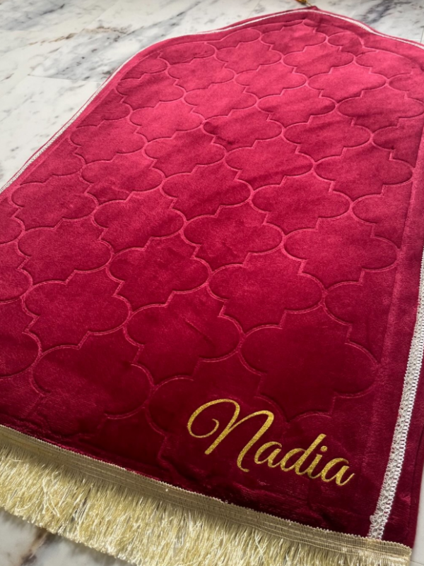 Tapis dôme rouge